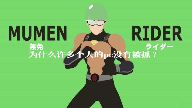 为什么许多个人的pc没有被抓?